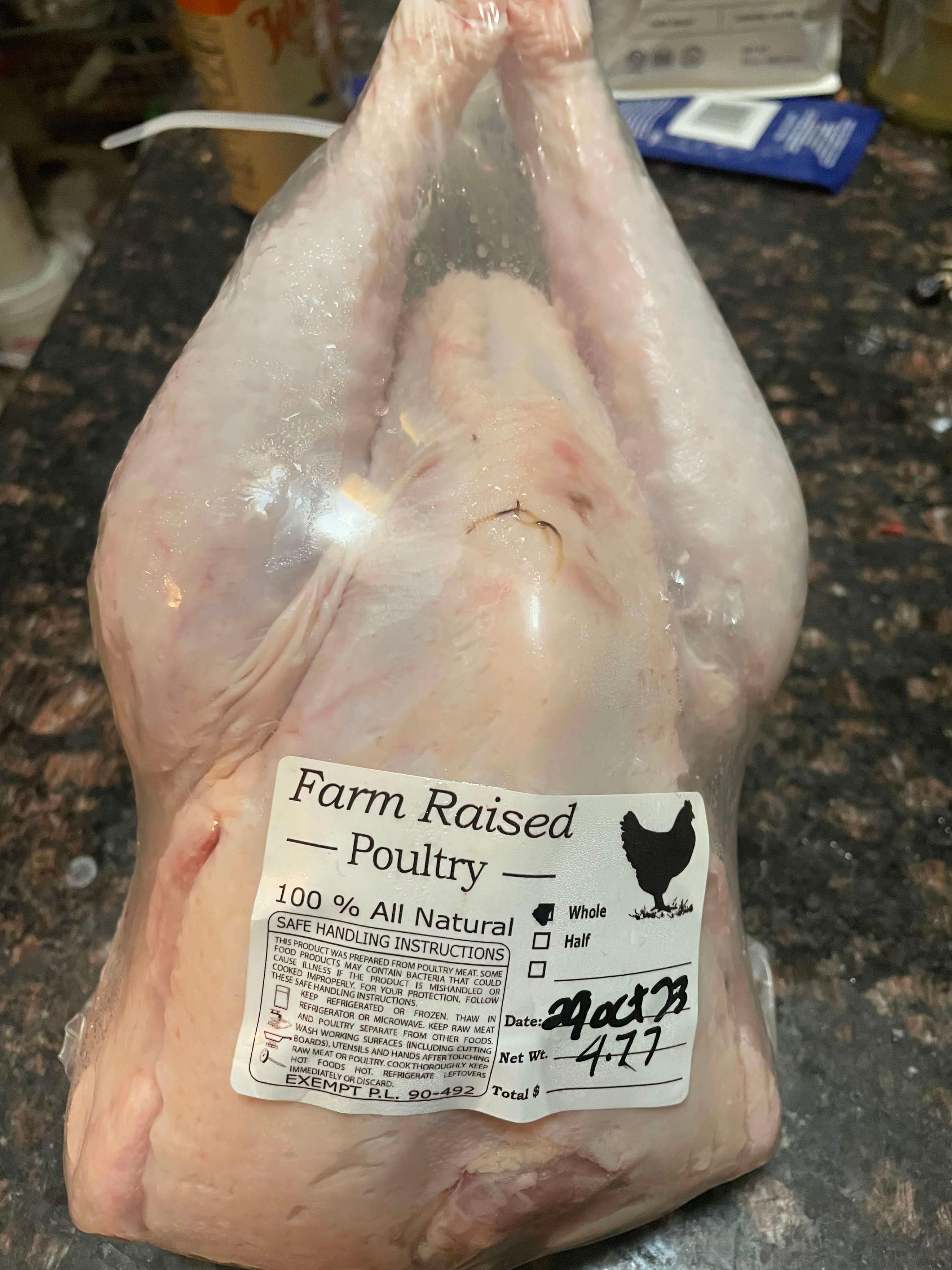 Chicken whole 3-4lbs